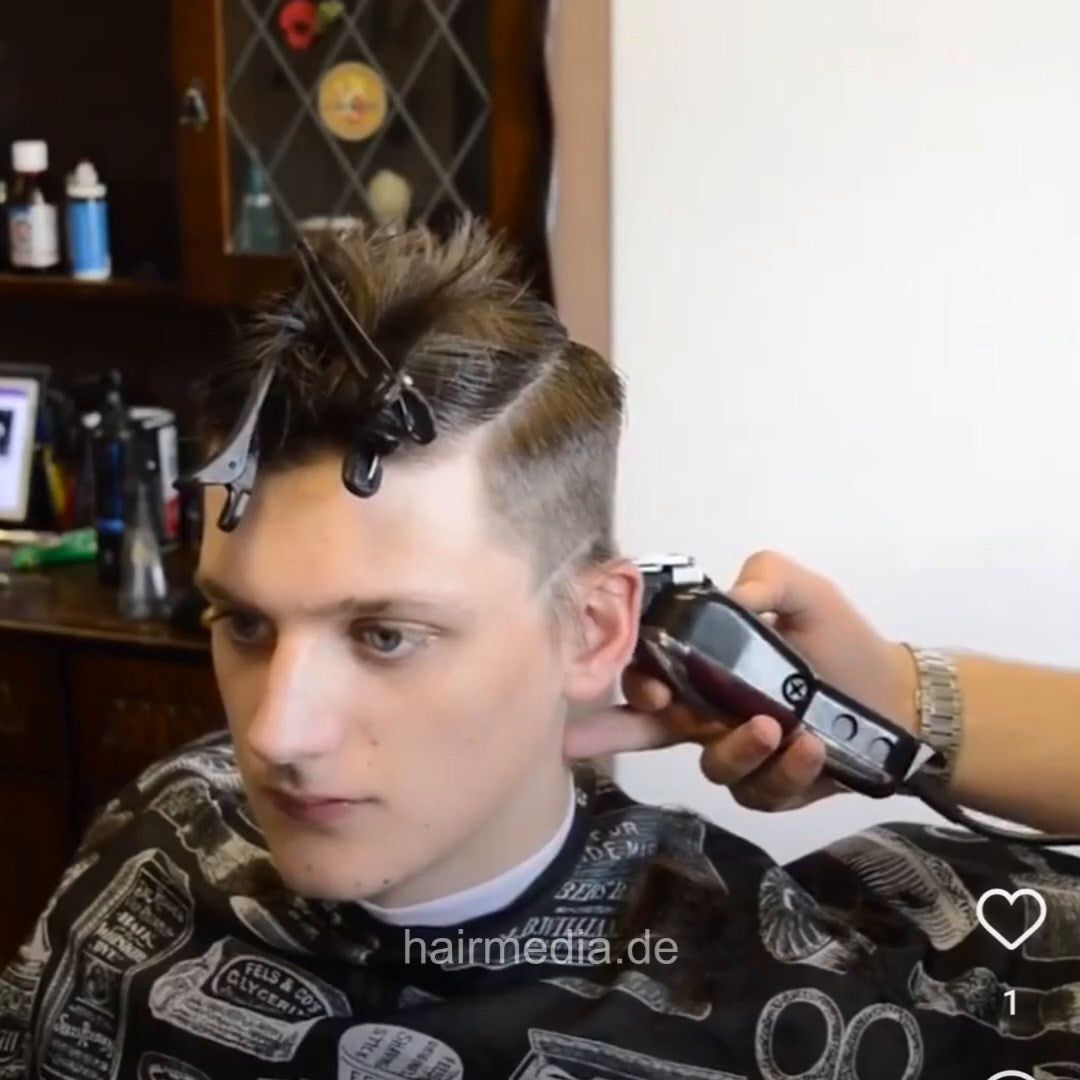 coiffeur young boys salon haircutting and headshave collection Vol 2