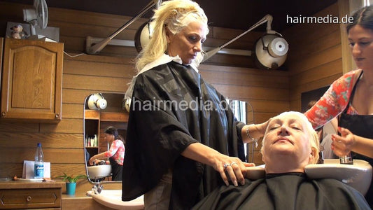 1031 6 Mature Barberette by VanessaDG backward shampoo