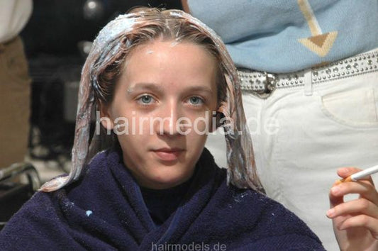 454 Helena smoking teen going blonde complete videos and slideshow for download