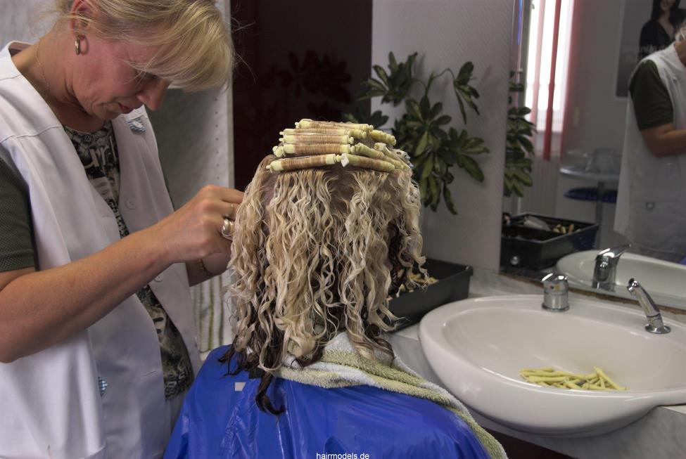 738 SandraM shampoo and perm complete 35 min video for download