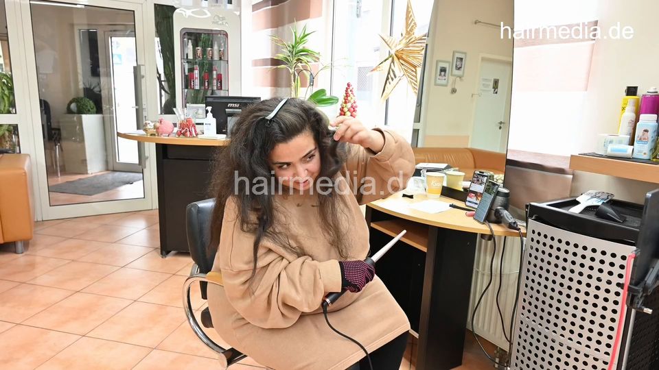 530 Sinem curling iron unboxing