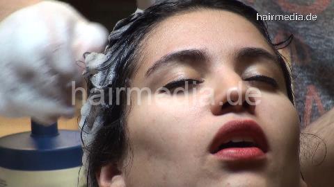 9075 06 Nassira by hobbybarber StevenL very relaxing backward salon shampooing hairwash
