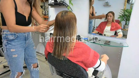 1050 220604 Zoya salon private salon livestream 5,5 hours perm LuisaK Mara Michelle