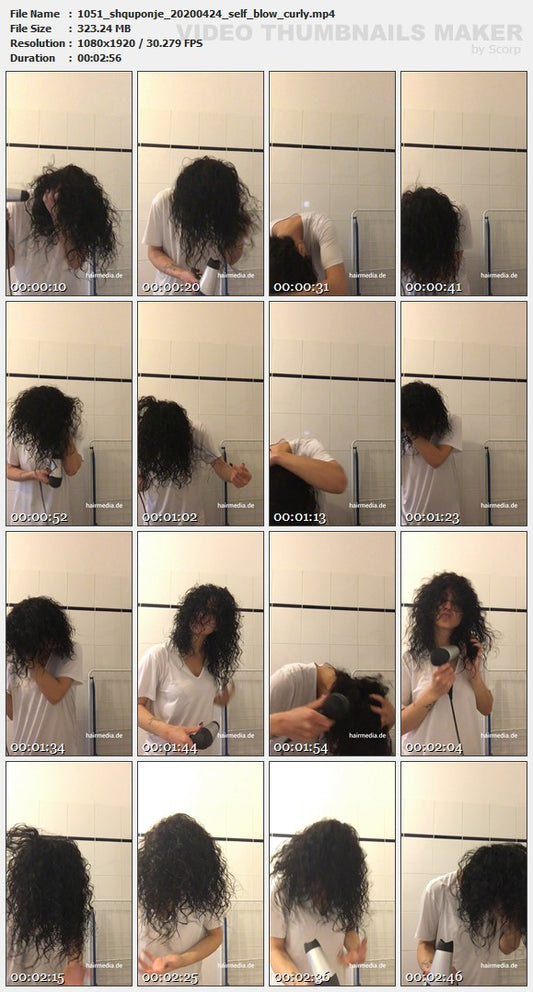 1051 Shqiponje self blowout curly