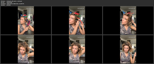 1055 KristinaB Corona Self Hair Wash 1 curling