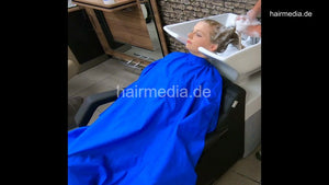 1060 Patricia by barber backward wash thick hair shampooing
