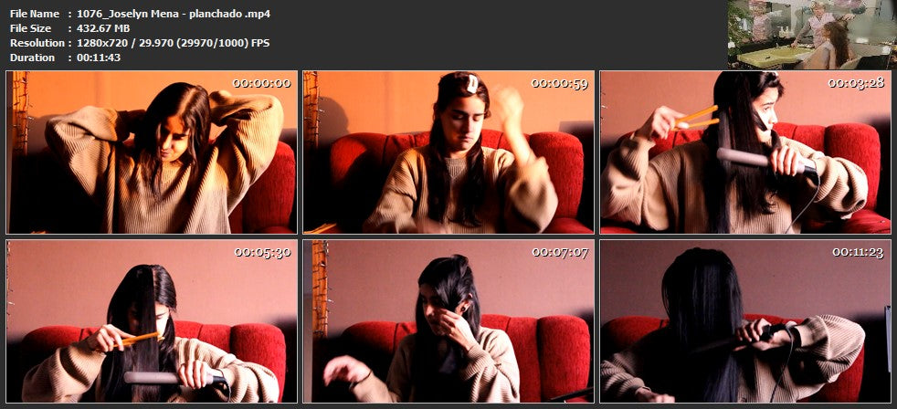 1076 Jeannie spain Joselyn self 200615 planchado 12 min HD video for download