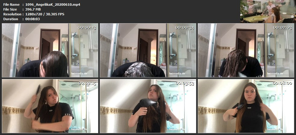 1096 AngelikaK 200610 self home hair shampooing