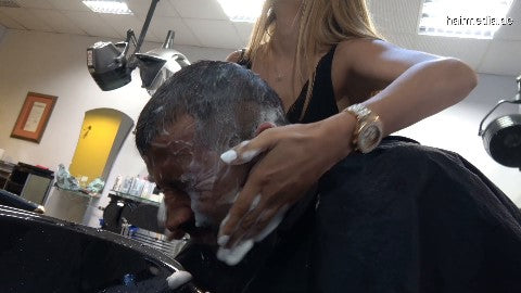 1148 07 Bulgarian Zoya strong forward hair head and face shampoo her friends husband