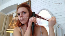 Load image into Gallery viewer, 1150 JulieS redhead home 210329 curling iron in CZ