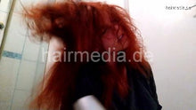 Load image into Gallery viewer, 1150 JulieS redhead home 210303 self shampooing forward in CZ and blow out