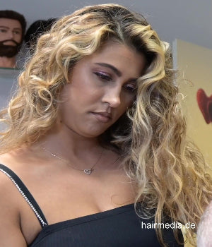 1199 08 Curly Zoya Doing a Haircut ASMR Vertical Video