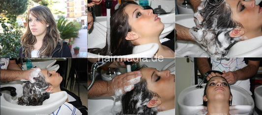 8078 Laura Italy shampoo and haircut