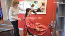Load image into Gallery viewer, 1182 AlinaR 2 scalp massage and detangling by barber in leatherpants