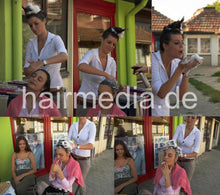 Load image into Gallery viewer, 9134 3 Dunja by Nicky outdoor smoking wash hair shampooing