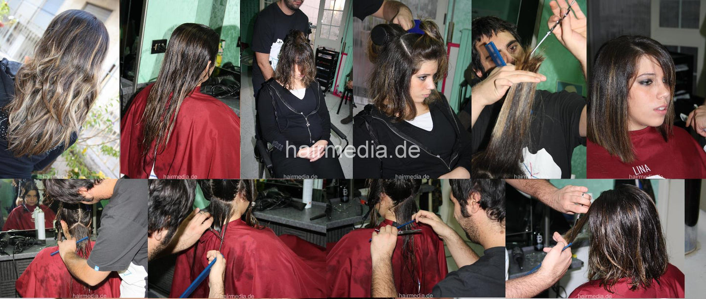 8078 Laura Italy shampoo and haircut