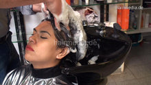 Load image into Gallery viewer, 384 JS script wash Giovana Mexican Girl 1 backward by barber