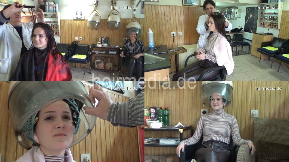 390 Tatjana wet set earprotected and haircut 12 min HD video for download