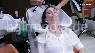 396 Alejandra long hair shampoo and blow out long hair, spanish soundtrack Cam 2 and outtakes