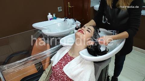 396 Irene long hair shampoo and blow out long hair, spanish soundtrack