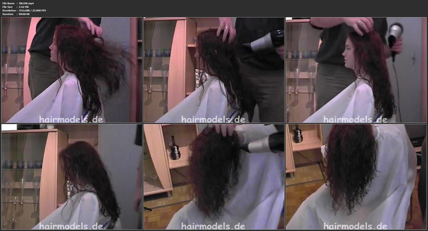 932 Austria shampoo casting BettinaM teen blow