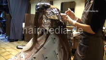 Load image into Gallery viewer, 4007 Mitchelle 2 highlighting in aluminium foils in vintage Frankfurt hairsalon