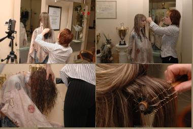 451 Oxana 3 cut and blow after bleaching