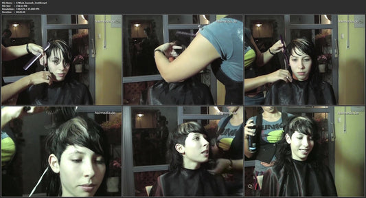 478 Hannah home 3 haircut and blow