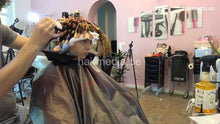 Load image into Gallery viewer, 7202 Ukrainian hairdresser in Berlin 220515 4th 4 teen perm process