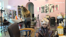 Load image into Gallery viewer, 7202 Ukrainian hairdresser in Berlin 220515 4th 4 teen perm process