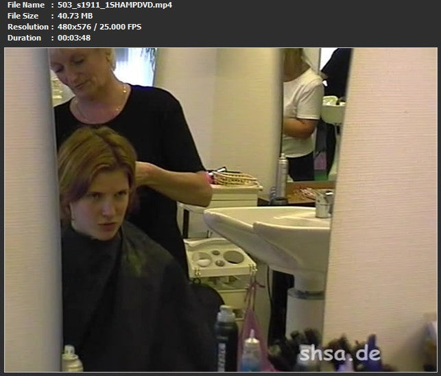 503 s1911 1 Forward Shampoo Hair Wash by Barberette Video for Download