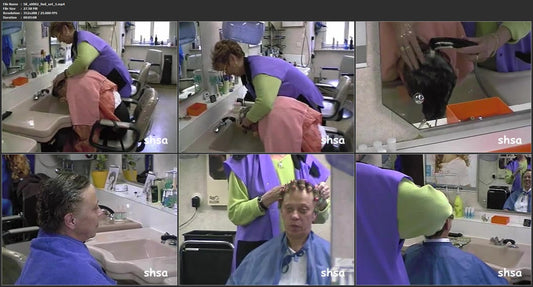 0058 s0002 forward shampoo hairwash set 1 by mature in apron