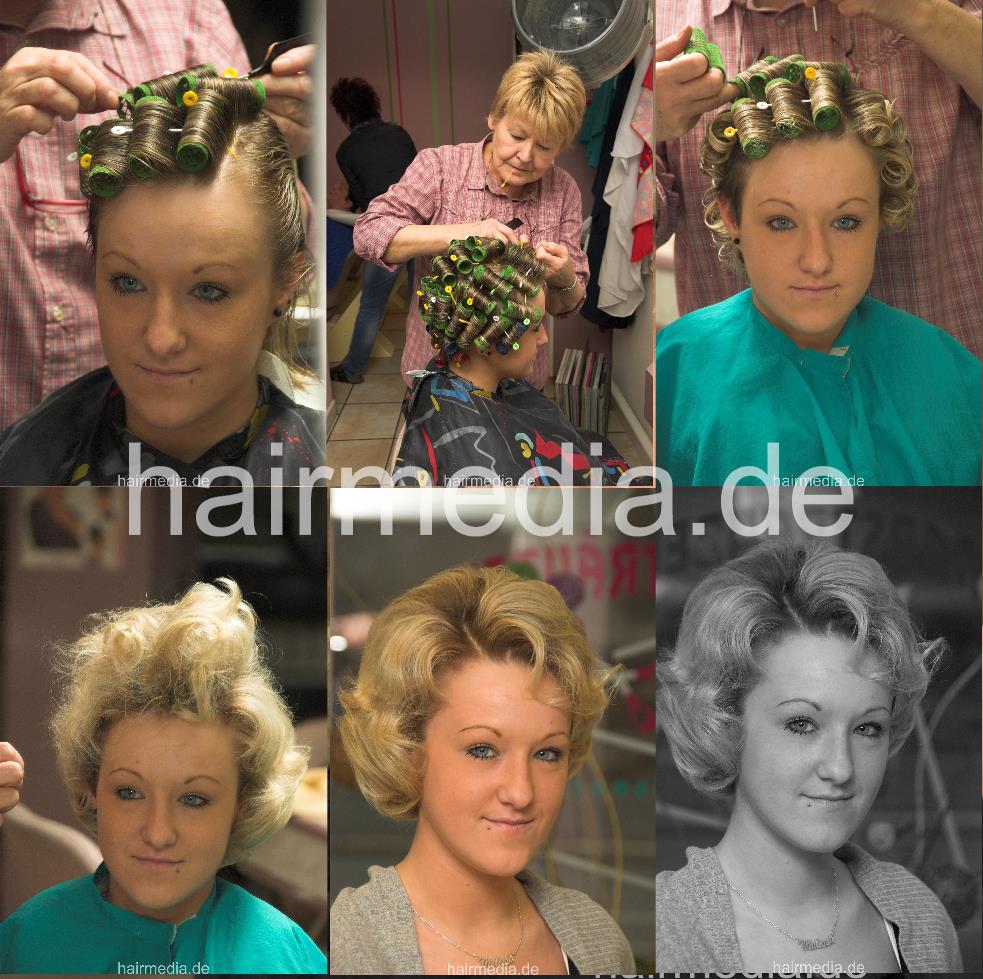 6115 MelissaHae and Oxana shampoo and old fashioned wet set complete
