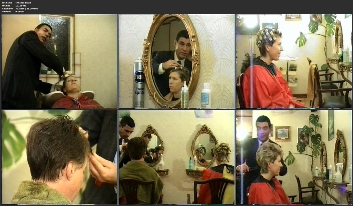 67 UK Nando UK shampooing and set 28 min video for download