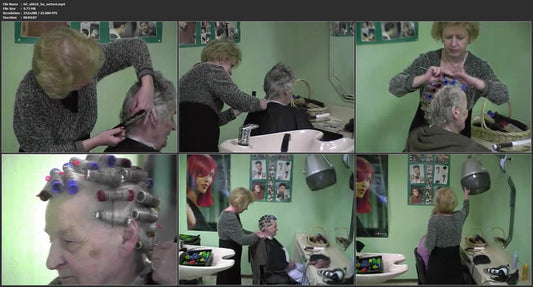 69 s0622 wet set grey hair Frankfurt