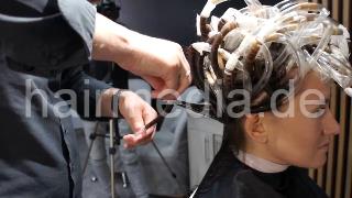 7200 young lady ring perm by Ukrainian barber complete