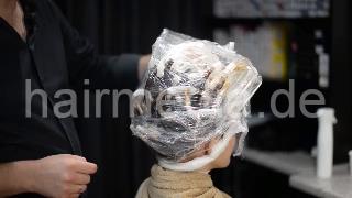 7200 young lady ring perm by Ukrainian barber complete
