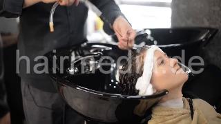 7200 young lady ring perm by Ukrainian barber complete