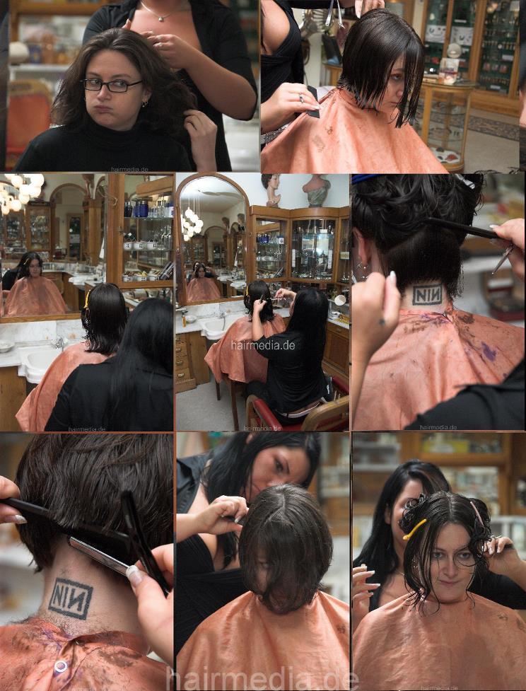 8049 Michaela wash and bobcut complete 77 min min video for download