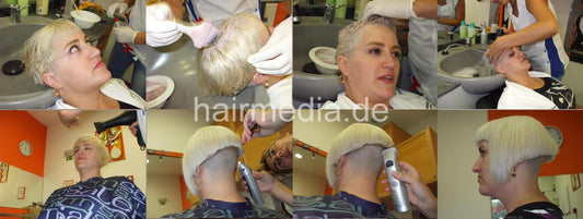 8056 JG Raquel cut and buzz and tint and wash and bleach 400 pictures for download