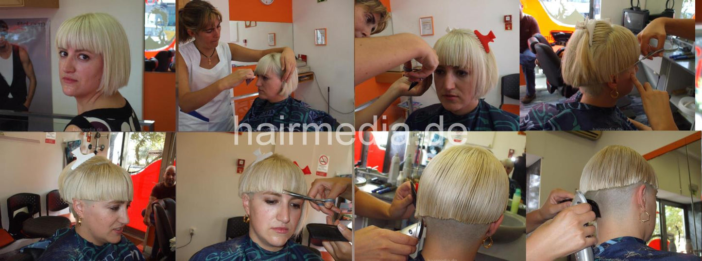 8056 JG Raquel cut and buzz and tint and wash and bleach 400 pictures for download