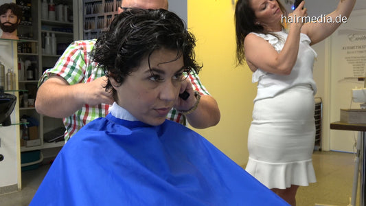 8157 Mendez 3 short buzz haircut by truckdriver barber  TRAILER