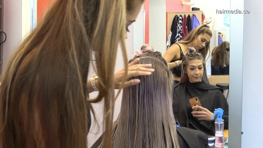 8160 02 Maxine by Zoya in Leatherpants haircut  TRAILER