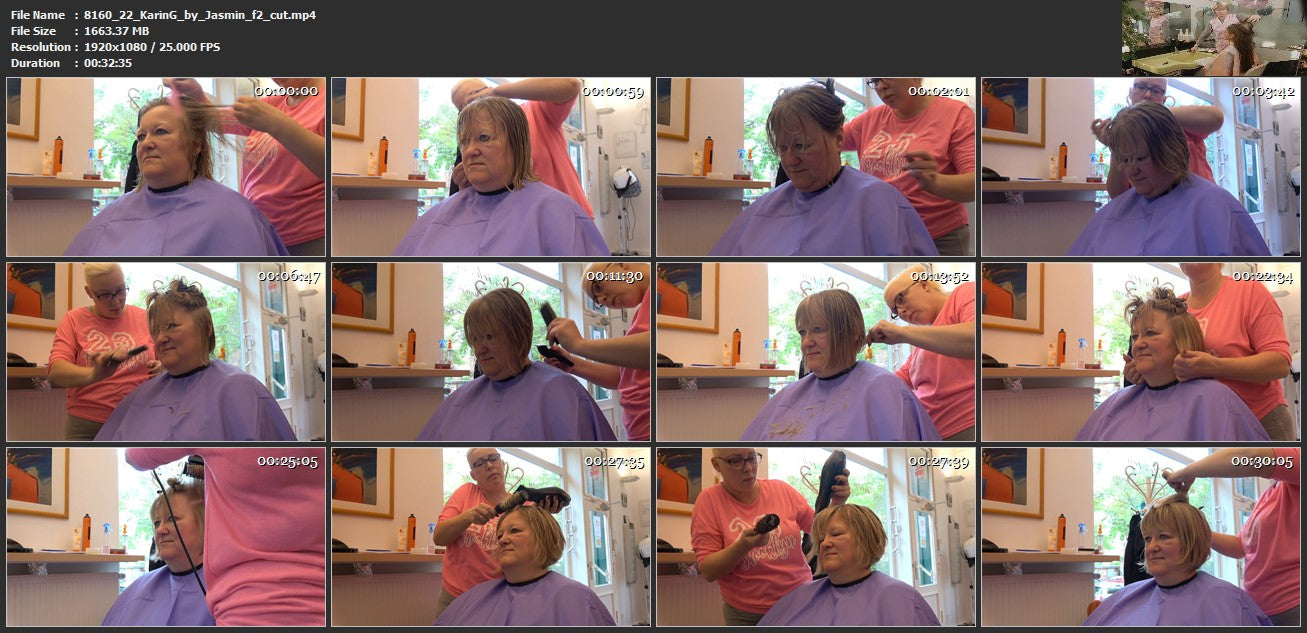8160 22 KarinG by Jasmin strong haircut TRAILER