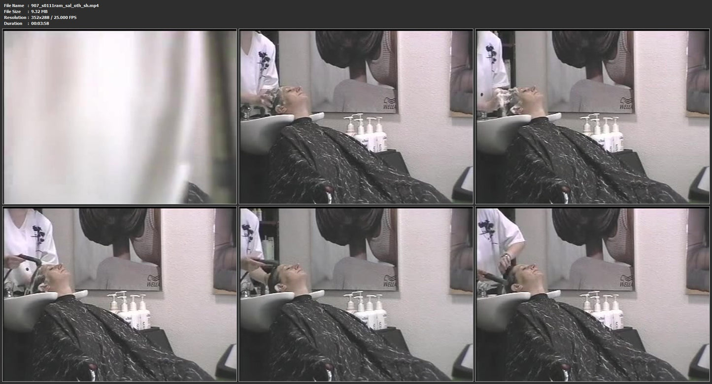 907 Eisenach GDR Salon shampooing backward
