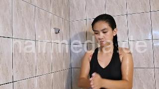 9093 01 (ASMR) SHOWER HAIRWASH Routine #asmrhairwash