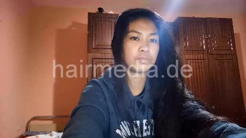 9093 09 LIVE Hair Drying with Cloth