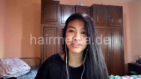 9093 11 Long hair Drying LIVE