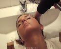 962 DS custom shampooing AnjaS, LauraB large hose wash wetcut, old trailer, censored at youtube