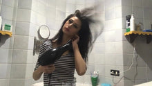 Load image into Gallery viewer, 1147 hair dryer ASMR self blow dry zebra